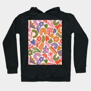 Tween spirit abstract flowers and rainbows Hoodie